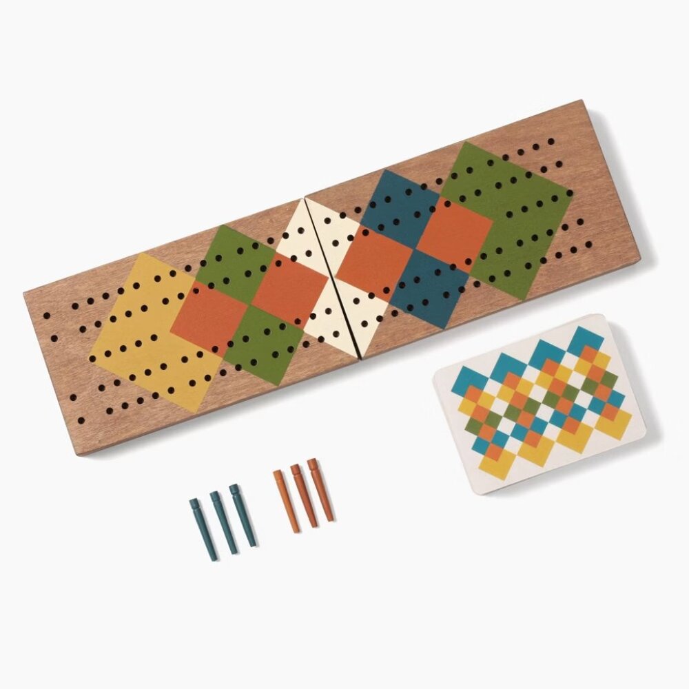 Travel Cribbage Game Playing Cards Included